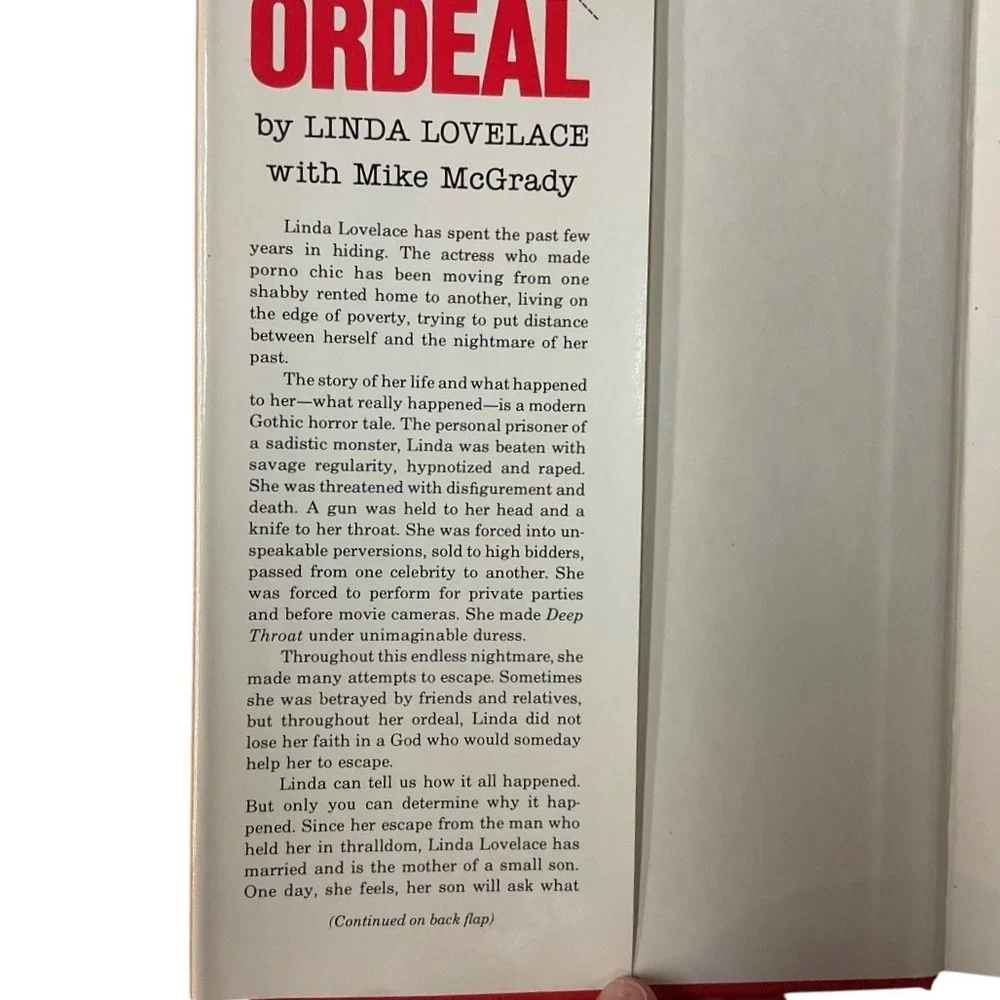 Ordeal An Autobiography by Linda Lovelace Hardcover Mike‎ McGrady